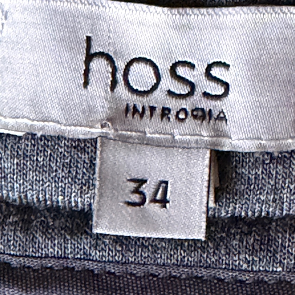 Hoss Intropia Thick Gray Sweatshirt, 34 = US size 2 / XS - Picture 3 of 9
